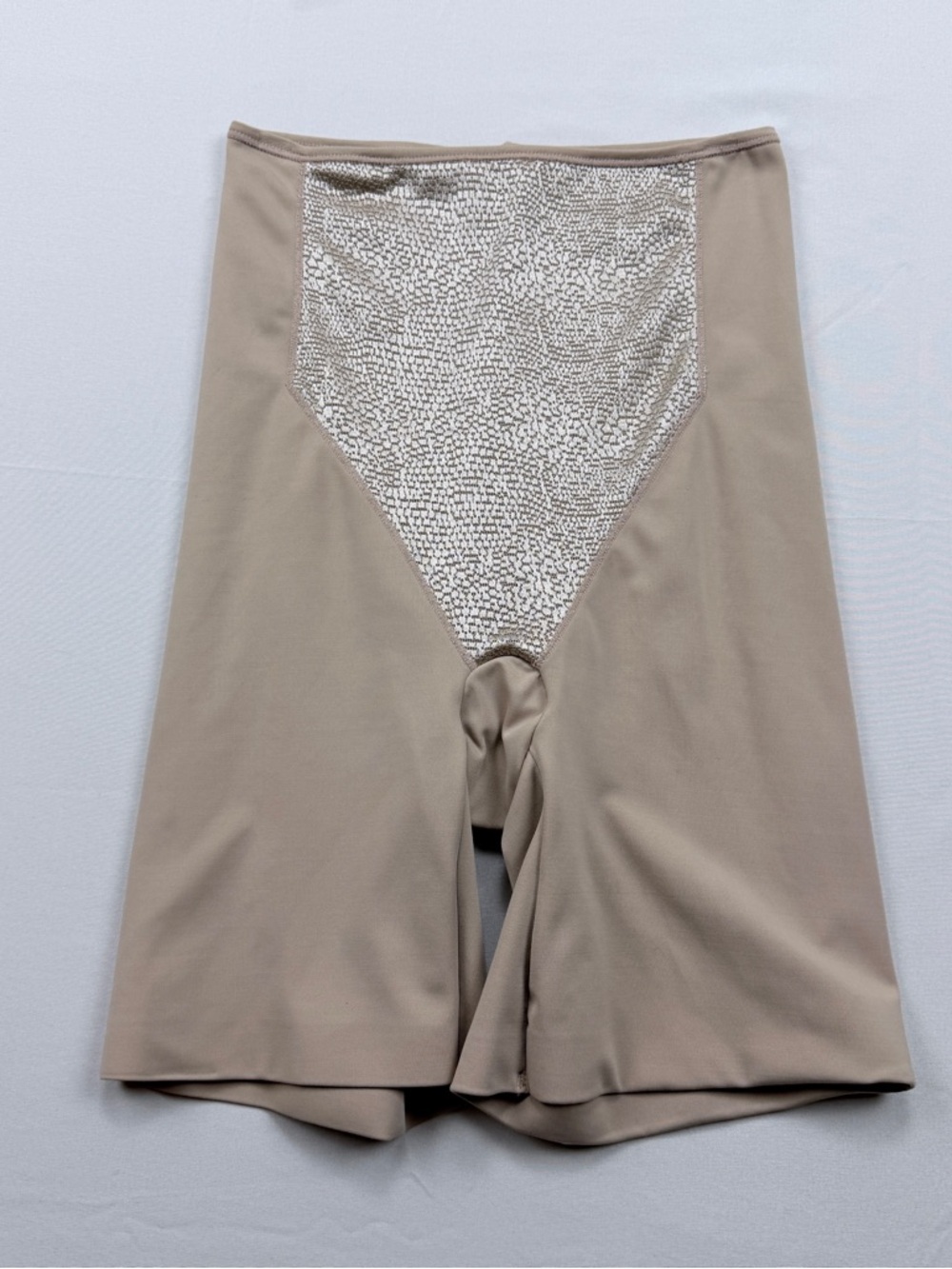 ASSETS by Sara Blakely Beige/Taupe Shaping Shorts Label Detail